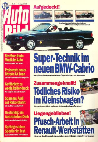 Deckblatt Auto Bild (36/1992)
